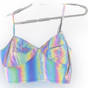 Iridescent Crop tank